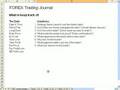FxST Forex Trading Journal System - Part 1