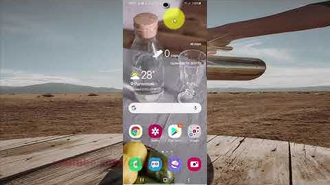 Samsung Galaxy S20 : How to show or hide weather information on lock screen (Android 10)