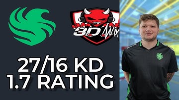 S1MPLE RETURNS | s1mple POV vs 3DMAX on Nuke | Thunderpick WC | CS2 PRO POVs