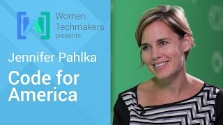 Women Techmakers presents Jennifer Pahlka interviewed by Steph Hannon screenshot 2