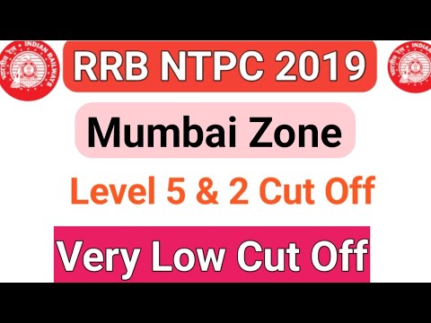 RRB NTPC CBT 2 Mumbai Zone Result Out | Mubai Zone cbt 2 Level 5 & 2 Cut Off | RRB Mumbai Result |