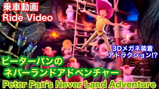 ※ネタバレ注意！ピーターパンのネバーランドアドベンチャー 乗車動画/Peter Pan’s Never Land Adventure Ride Video