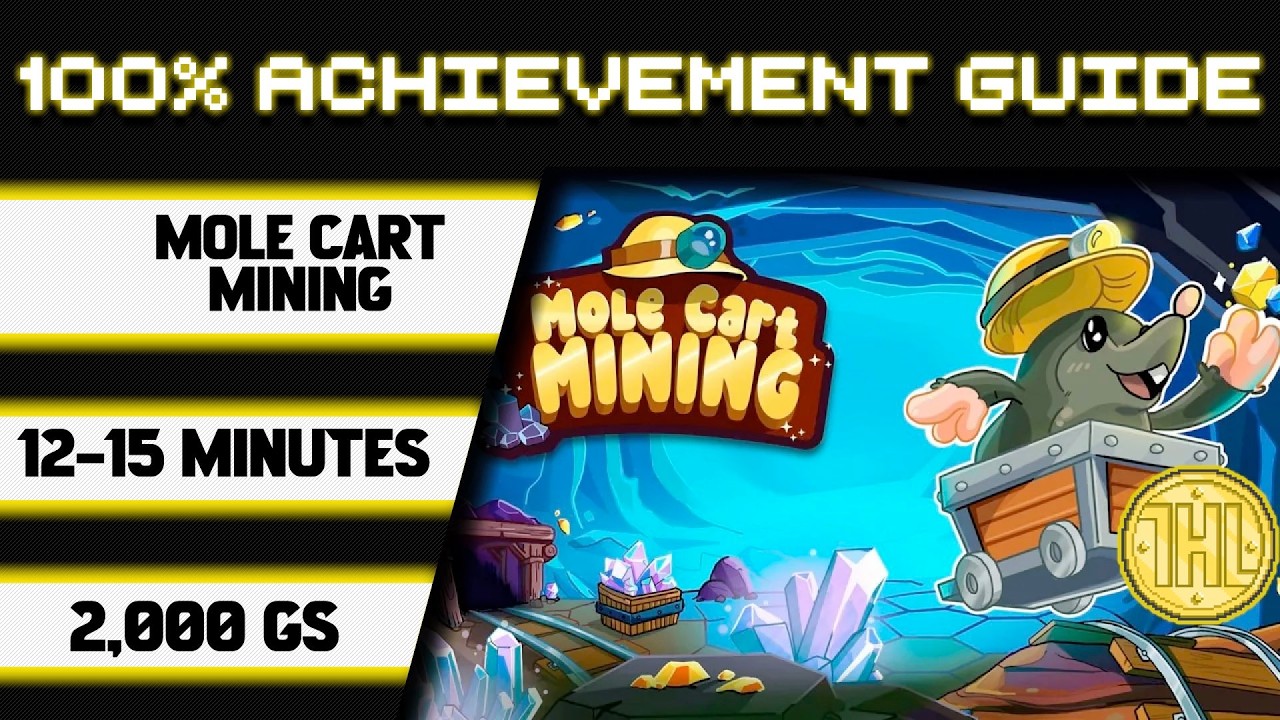 Mole Cart Mining 100% Achievement Walkthrough * 2000GS in 12-15 Minutes *