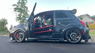 Taking the Fiat 500C and 500 Abarth to Supercar Sunday