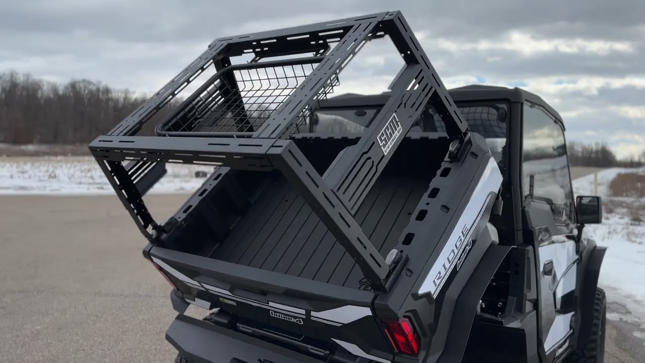 Kawasaki Ridge Utility Rear Cargo Bed Rack / Storage by Spike