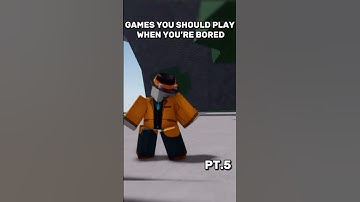 ROBLOX GAMES YOU SHOULD PLAY WHEN YOU’RE BORED PART 5 #roblox #robloxyt #robloxedit