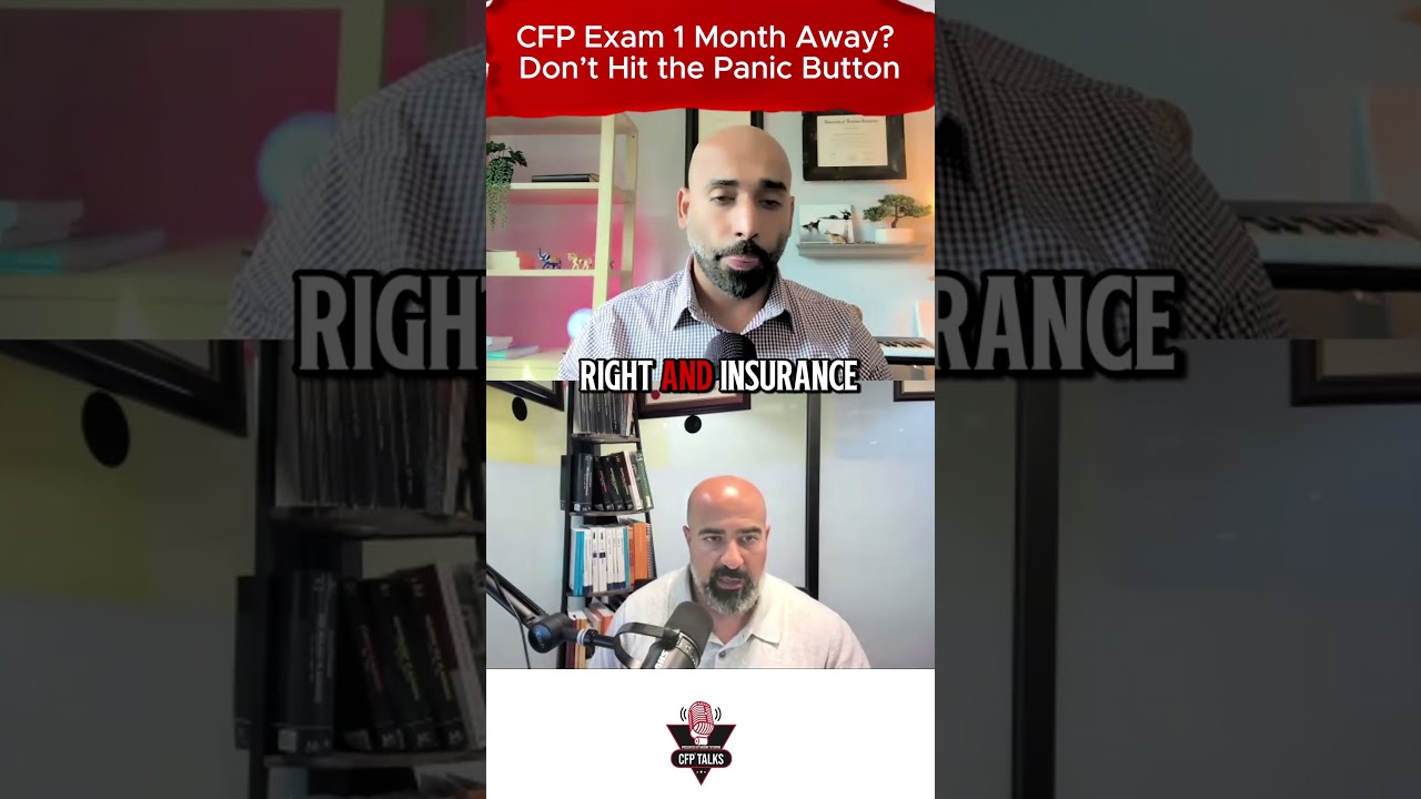 CFP Exam 1 Month Away? Don’t Hit the Panic Button