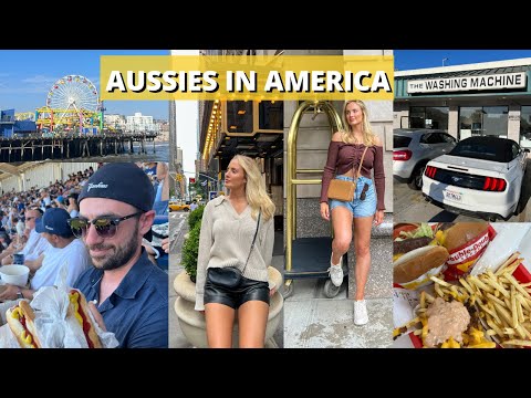 USA TRAVEL VLOG | AUSSIES IN AMERICA | New York and Los Angeles