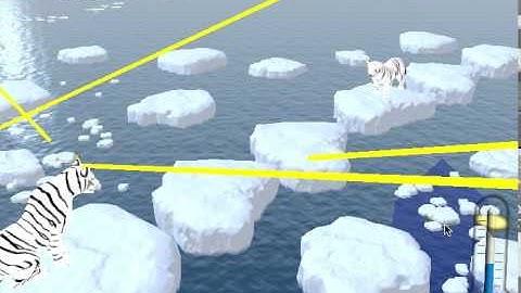 Ice effect interactive floor by Interactstyle