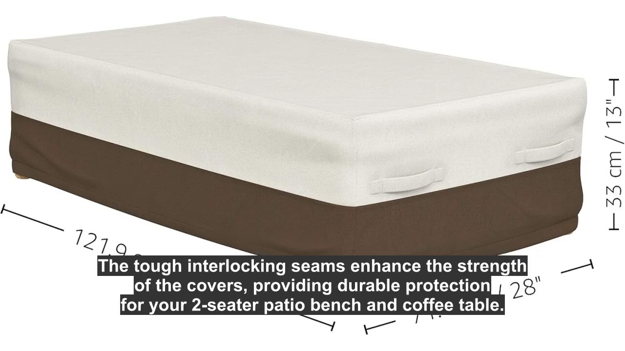 Review: Amazon Basics Outdoor Patio Furniture Covers for Bench & Coffee Table