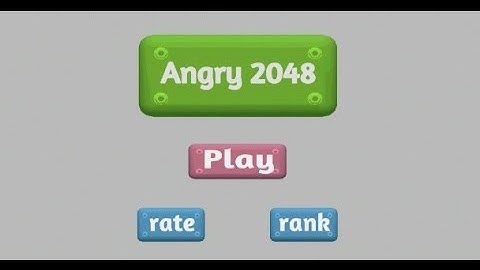 2048 Game - Angry 2048 Android App Review Video
