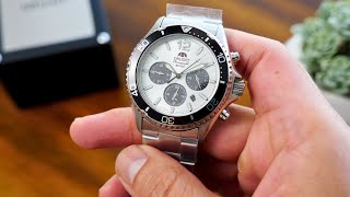 Orient Mako Chrono Panda RA-TX0203S10B Unboxing