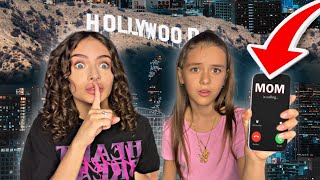 SNEAKING OUT TO HOLLYWOOD w\/MY LITTLE SISTER !!