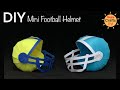 HOW TO MAKE A FOOTBALL HELMET OUT OF PAPER I American Football Helmet Paper craft image