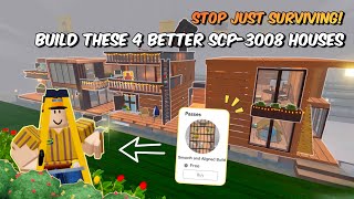 Stop Just Surviving! Build These 4 Better Houses in Roblox SCP-3008!! 🏠✨