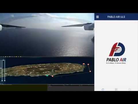 Accomplished drone logistics solution in Jeju island flying over the ocean Accomplished drone logistics solution in Jeju island flying over the ocean