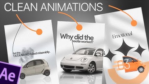 How To Make VIRAL REEL EDITS IN AFTER EFFECTS | CLEAN ANIMATIONS