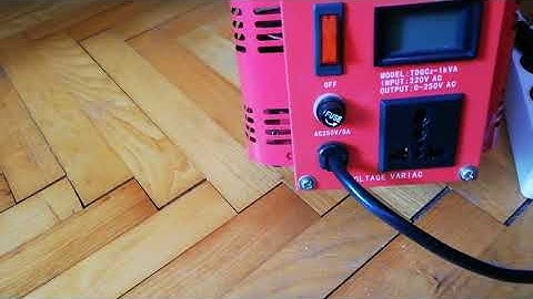 Review of HUAYU Variac transformer