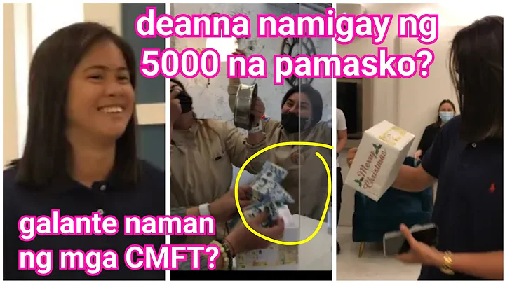 deanna namigay ng 5,000 pesos na pamasko? Galante na, mabait pa! CMFT PAMASKO!!