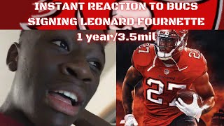 Instant Reaction to Leonard Fournette Signing with the Bucs!!!