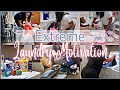 EXTREME LAUNDRY MOTIVATION | DO LAUNDRY WITH ME | LAUNDRY ROUTINE