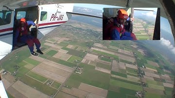 Static Line Parachute Jump Texel, Netherlands (First Jump Course)