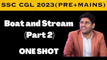 Boat and Stream Part  2 @ABHINAYMATHS#cgl2024#abhinaymaths#abcd