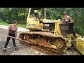 Genius girl restores giant komatsu wheel loader  completely restores komatsu excavator