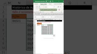 Acompanhe Ações da Bolsa sem Sair do Excel