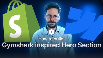 Tutorial: How to Build a Gymshark Inspired Hero Section with Webflow