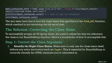 How to Retrieve All 40 Structures from an HTML Page Using BeautifulSoup in Python