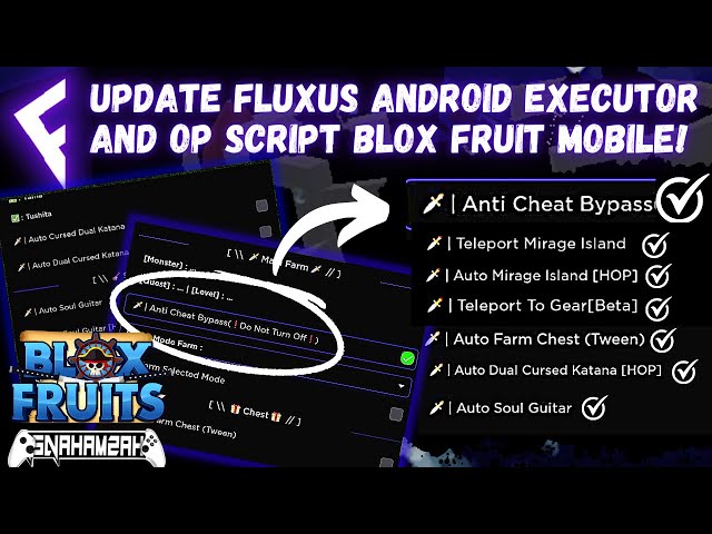 UPDATE ] FLUXUS ANDROID EXECUTOR AND BLOX FRUIT SCRIPT NO KEY, AUTO QUEST  RACE V4