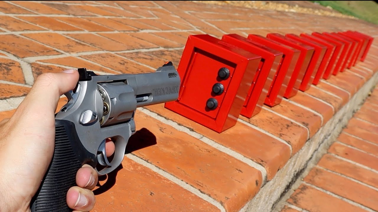 Quantos Cofres Param um Tiro de Revolver .357 Magnum?