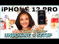 NEW ⚡️GOLD iPhone 12 PRO unboxing + setup