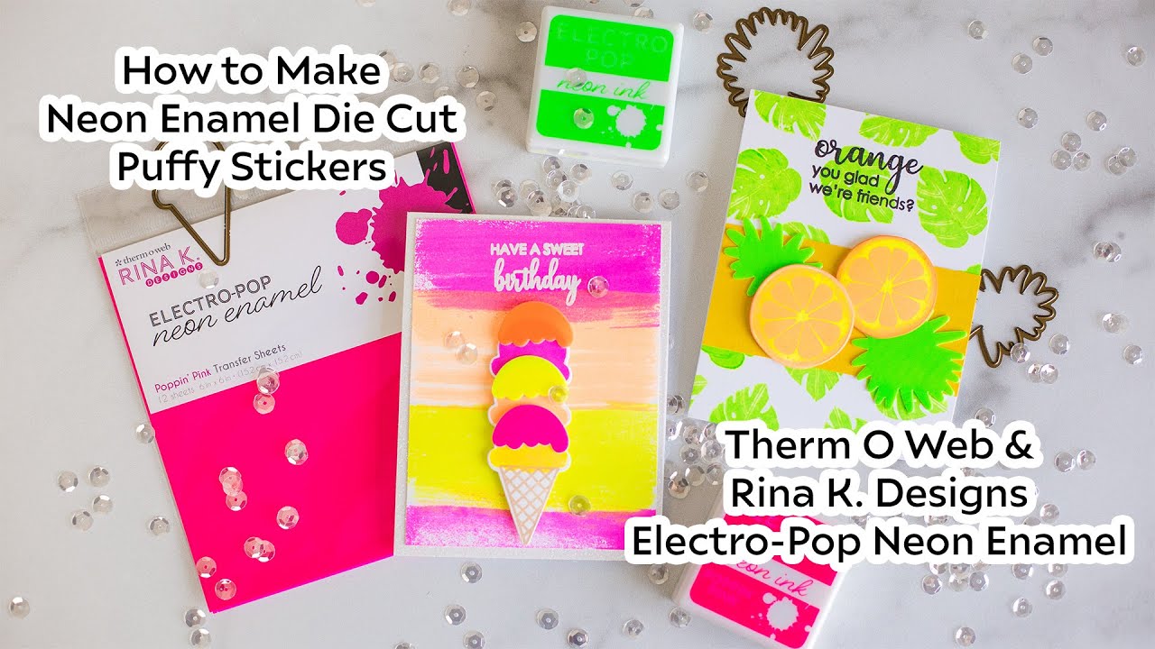 how-to-make-your-own-neon-puffy-stickers-youtube