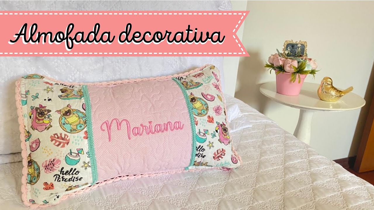 ALMOFADA DECORATIVA -  FAROLZINHO ATELIER - ELIANE PASCHOAL
