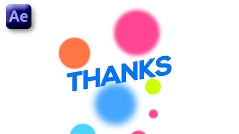 Adobe After Effects - Outro Animation Tutorial - No Plugins