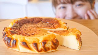 材料5つ&焼くまで5分「極上ベイクドチーズケーキ」の作り方！