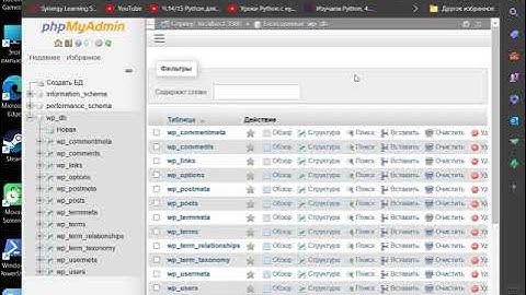 Установка phpmyadmin apache2