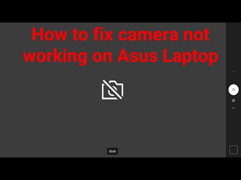 How to fix camera not working on Asus Laptop
