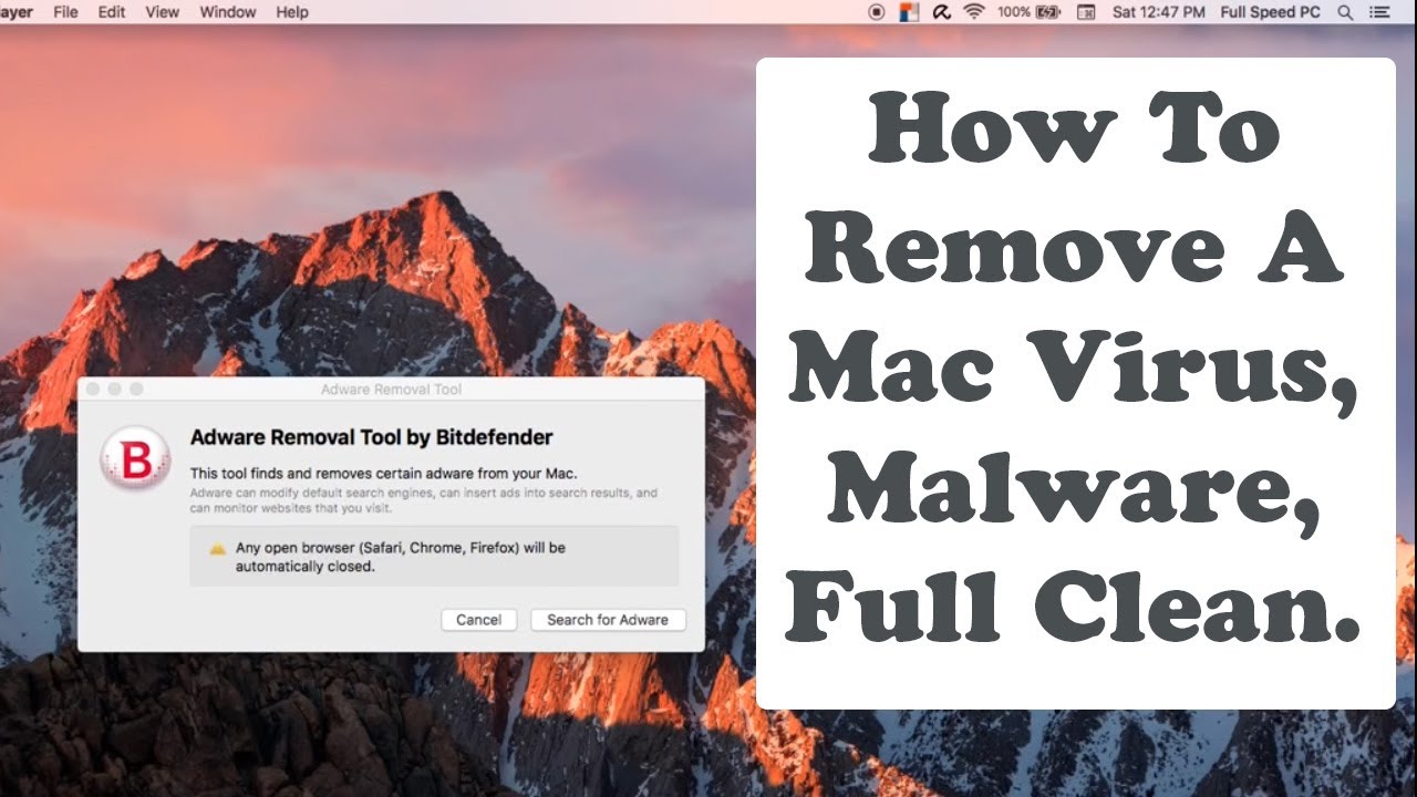 how to remove virus from mac for free