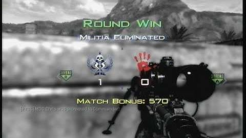 Unbelievable No-Scope Winning Kill MW2