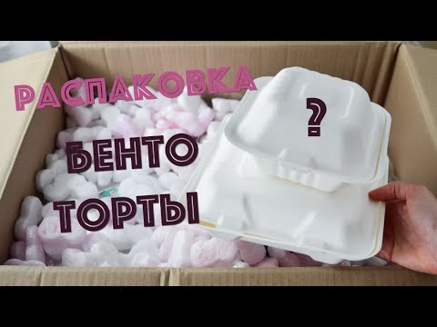 РАСПАКОВКА из магазина ТОРТОМАСТЕР  Упаковка для БЕНТО - ТОРТОВ