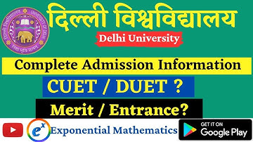 DUET PG Admission 2023 Official Update ,CUET | DU Complete Admission Information  ,CUET PG 2023 EXAM