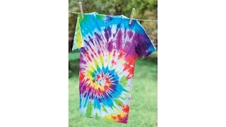 Tie-Dye 101: Classic Rainbow Spiral T-Shirt