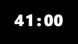 41 Minute Timer (Silent) - Visual Countdown for Long Sprints & Focus