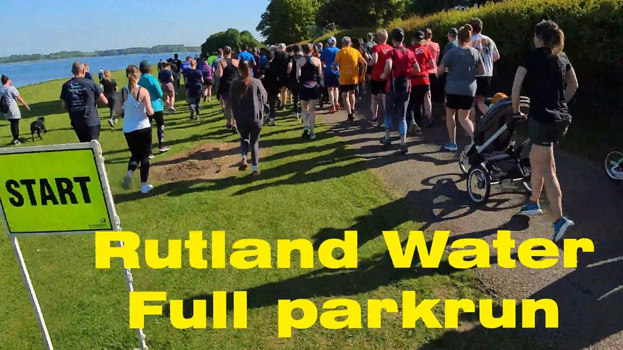 Water Point Run Rutland Water parkrun.. Full Run - YouTube
