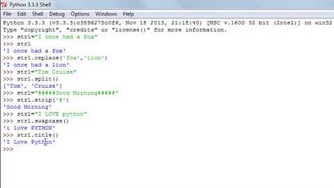 Python Programming Tutorial   26  String Functions Part 3