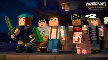 Minecraft Story Mode Episode 1 The order of The Stone Walkthrough Gameplay part 2
