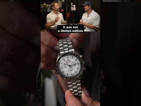 Origins of the white Omega Speedmaster Professional Moonwatch #luxurywatches #watches #omega